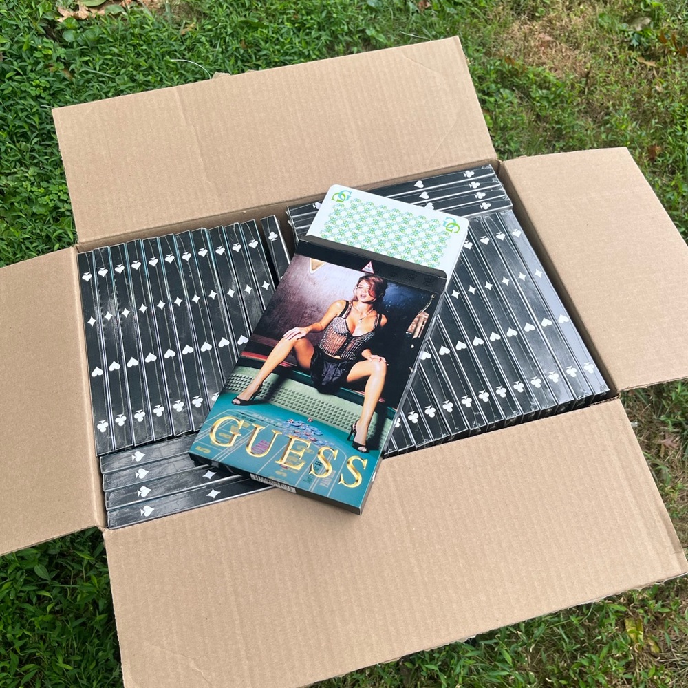 Guess Spring 2004 Catalogue Collectible Playing Cards by Paul Marciano
